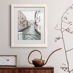 Venice Canal I - Premium Framed Print - Distressed Barnwood Frame - Ready to Hang