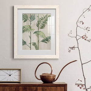 Modern Fronds I - Barnwood Framed Art Print