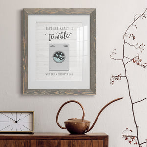 Tumble - Premium Framed Print - Distressed Barnwood Frame - Ready to Hang