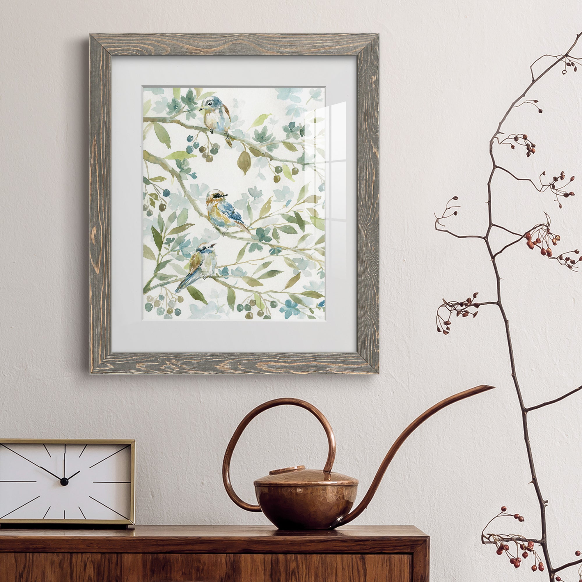 Spring Beginnings - Barnwood Framed Art Print