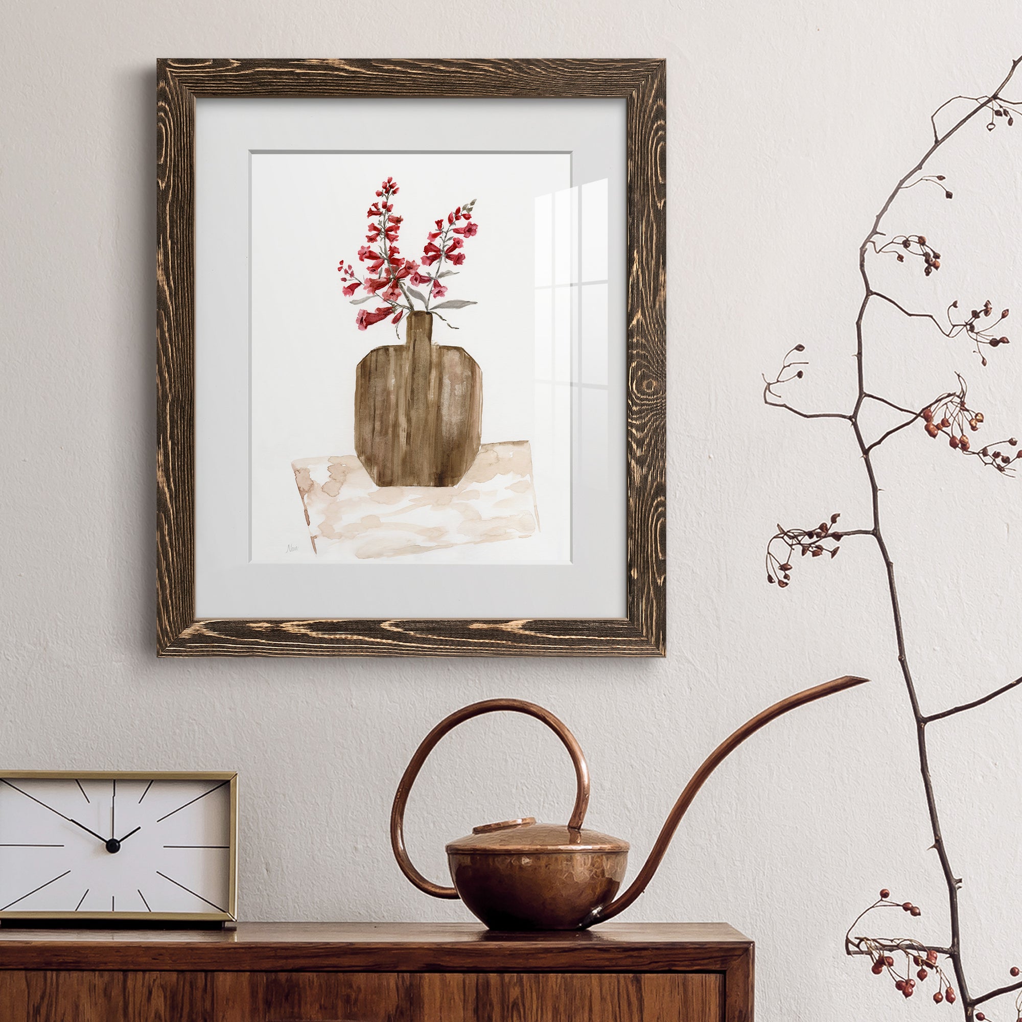 Simply Country II - Barnwood Framed Art Print