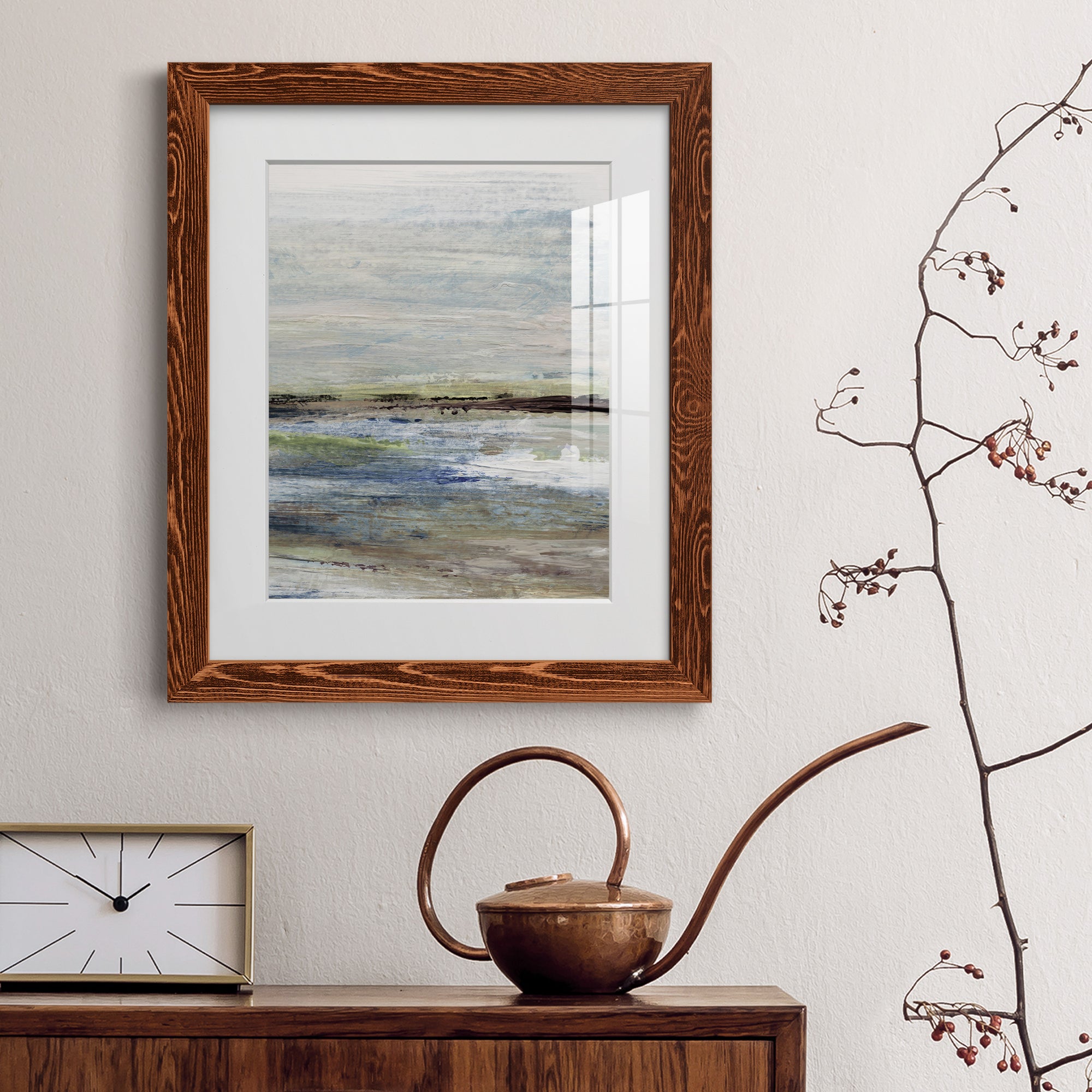 Wetlands II - Premium Framed Print - Distressed Barnwood Frame - Ready to Hang