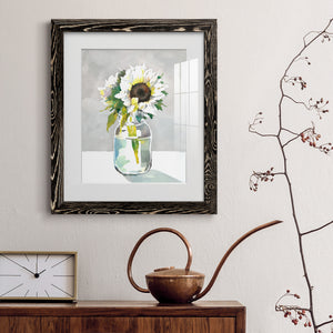 Sunflower I - Premium Framed Print - Distressed Barnwood Frame - Ready to Hang