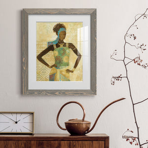 Tribal Vision I - Barnwood Framed Art Print