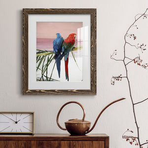 Palm Parrots - Barnwood