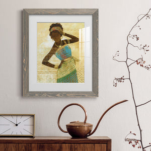 Tribal Vision II - Barnwood Framed Art Print