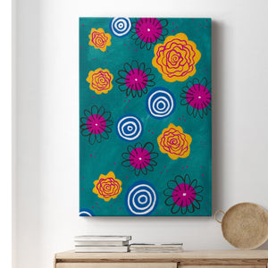 Flower Pop II Premium Gallery Wrapped Canvas - Ready to Hang