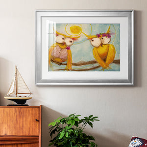 Hoos Branch for Two - Modern Framed Art Print