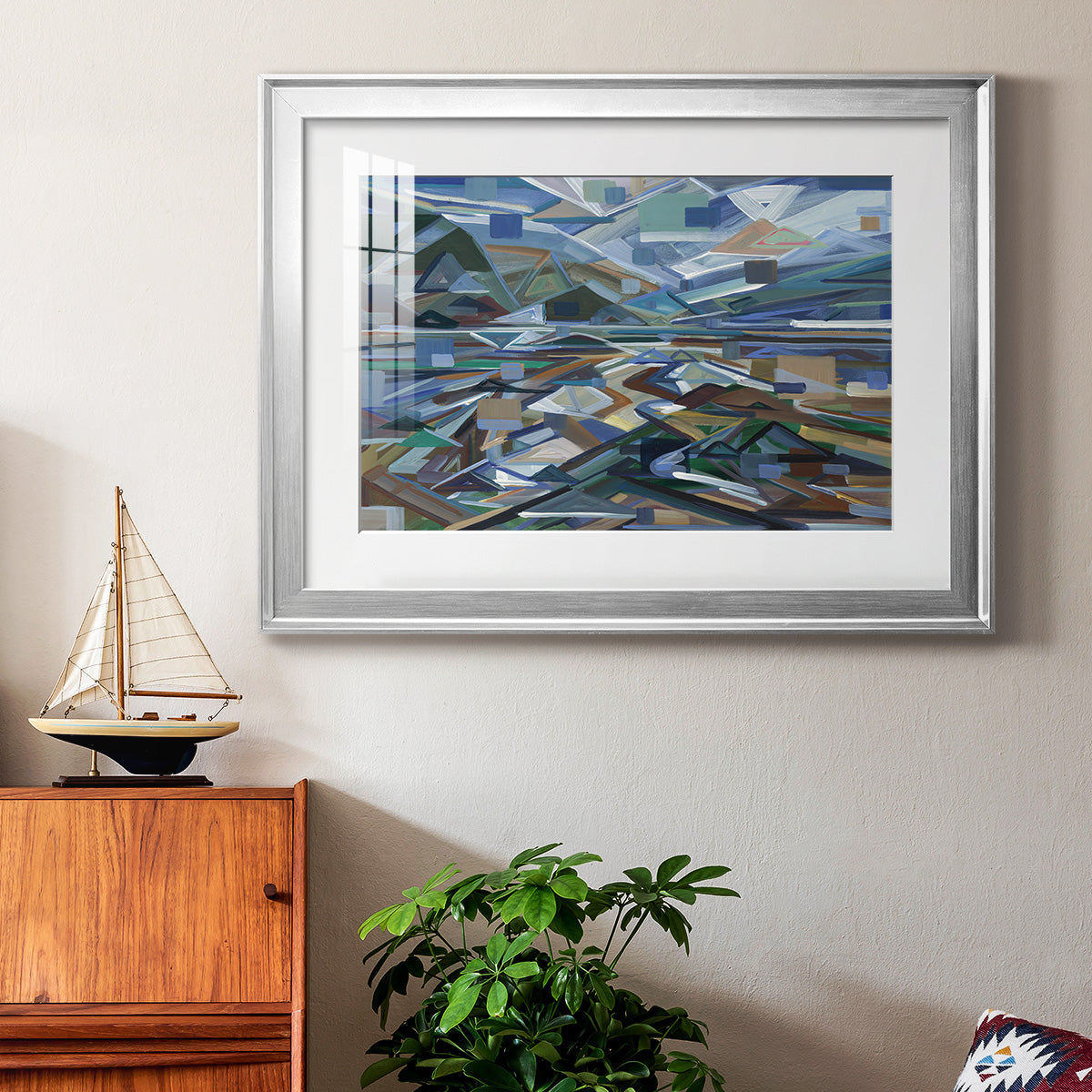 Low Tide Premium Framed Print - Ready to Hang