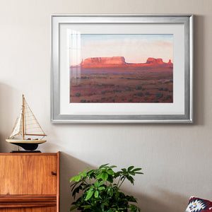 Red Rocks at Dusk I Premium Framed Print - Ready to Hang