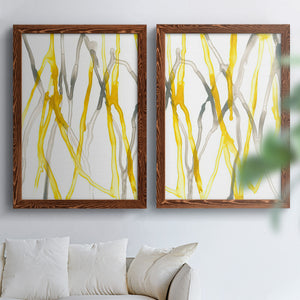 Runnel XIX - Barnwood Framed Canvas Set