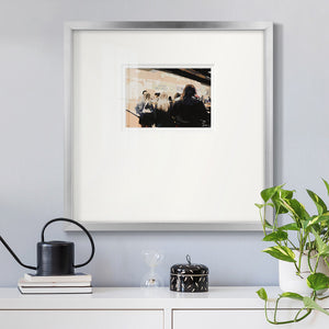 Late Night Queue Premium Framed Print Double Matboard