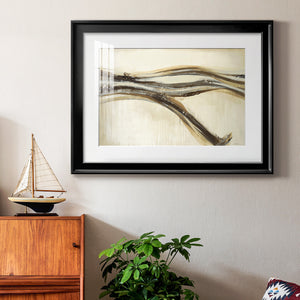 Catching a Metallic Wave Premium Framed Print - Ready to Hang