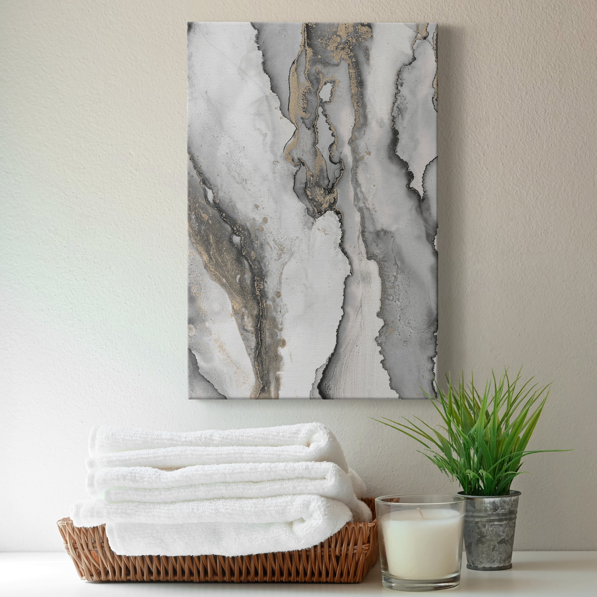 Abstract Ink Fantasy III Premium Gallery Wrapped Canvas - Ready to Hang