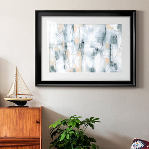 Stone Hatchmarks I - Modern Framed Art Print
