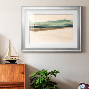 Layered Horizon II - Modern Framed Art Print