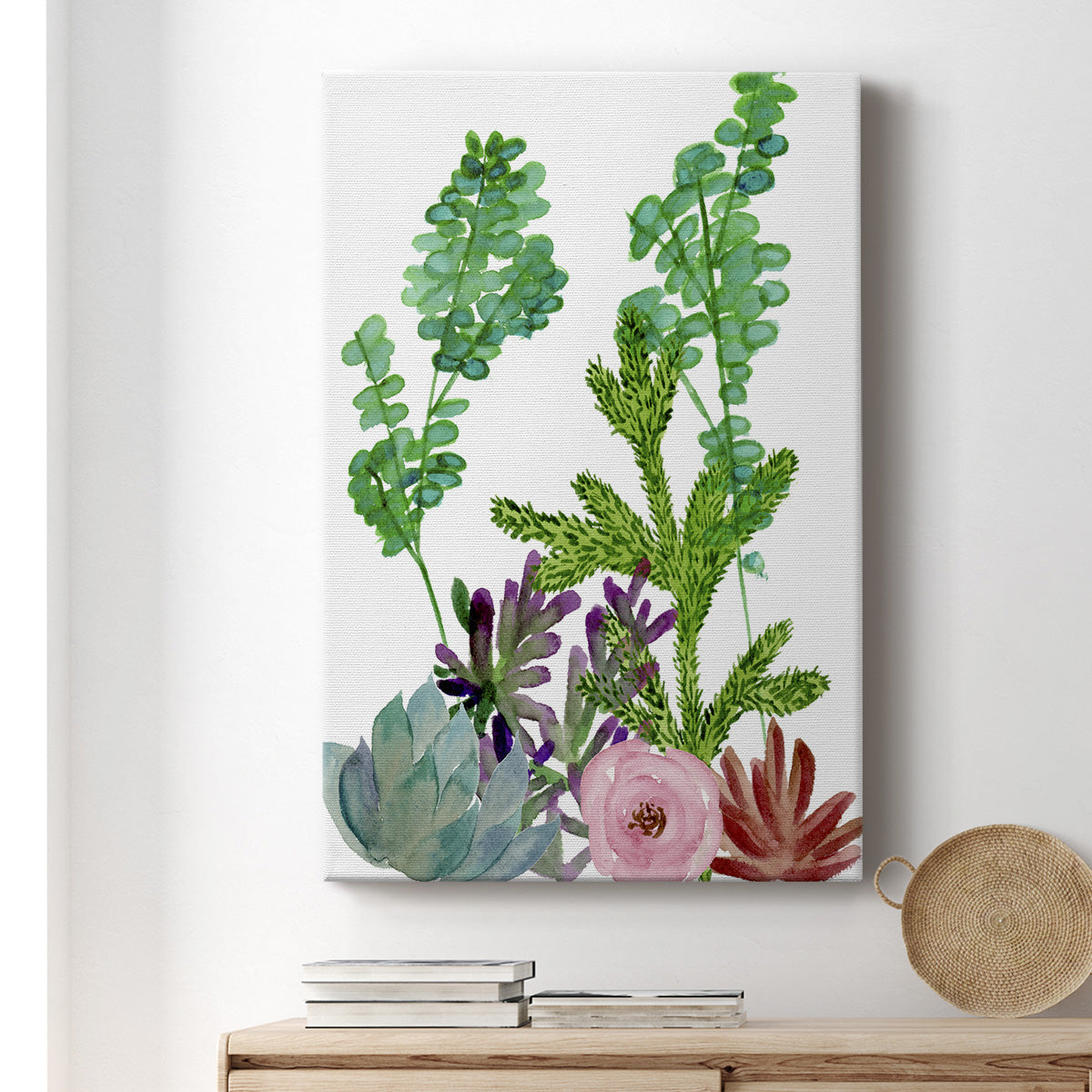 Little Garden I Premium Gallery Wrapped Canvas - Ready to Hang