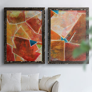 Primary Connection VII - Barnwood Framed Canvas Set