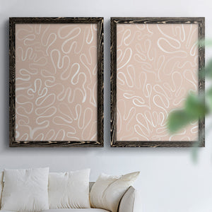 Matisse Pieces III - Barnwood Framed Canvas Set
