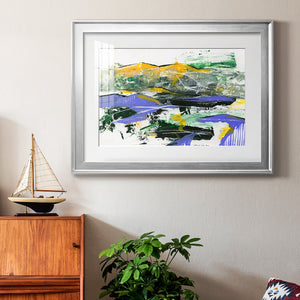 Silent Mountain III - Modern Framed Art Print