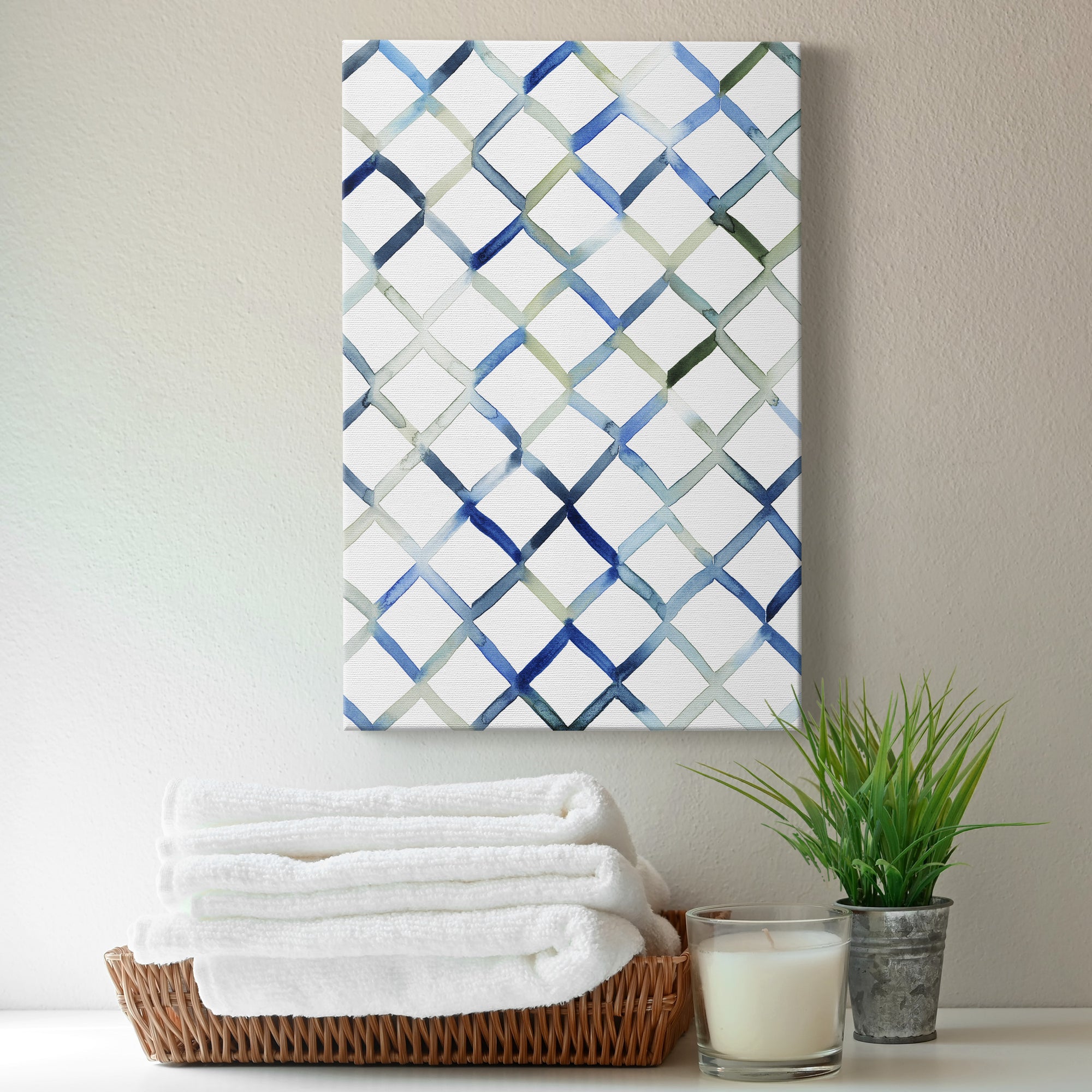 Sea Lattice I Premium Gallery Wrapped Canvas - Ready to Hang
