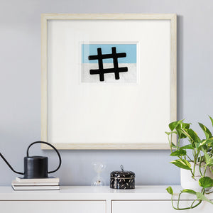 Hashtag- Premium Framed Print Double Matboard