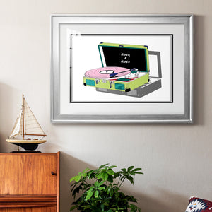 Record Shop II - Modern Framed Art Print