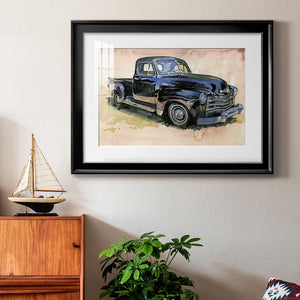 Antique Pickup II Premium Framed Print - Ready to Hang