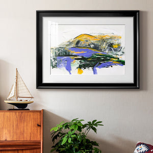 Silent Mountain V - Modern Framed Art Print