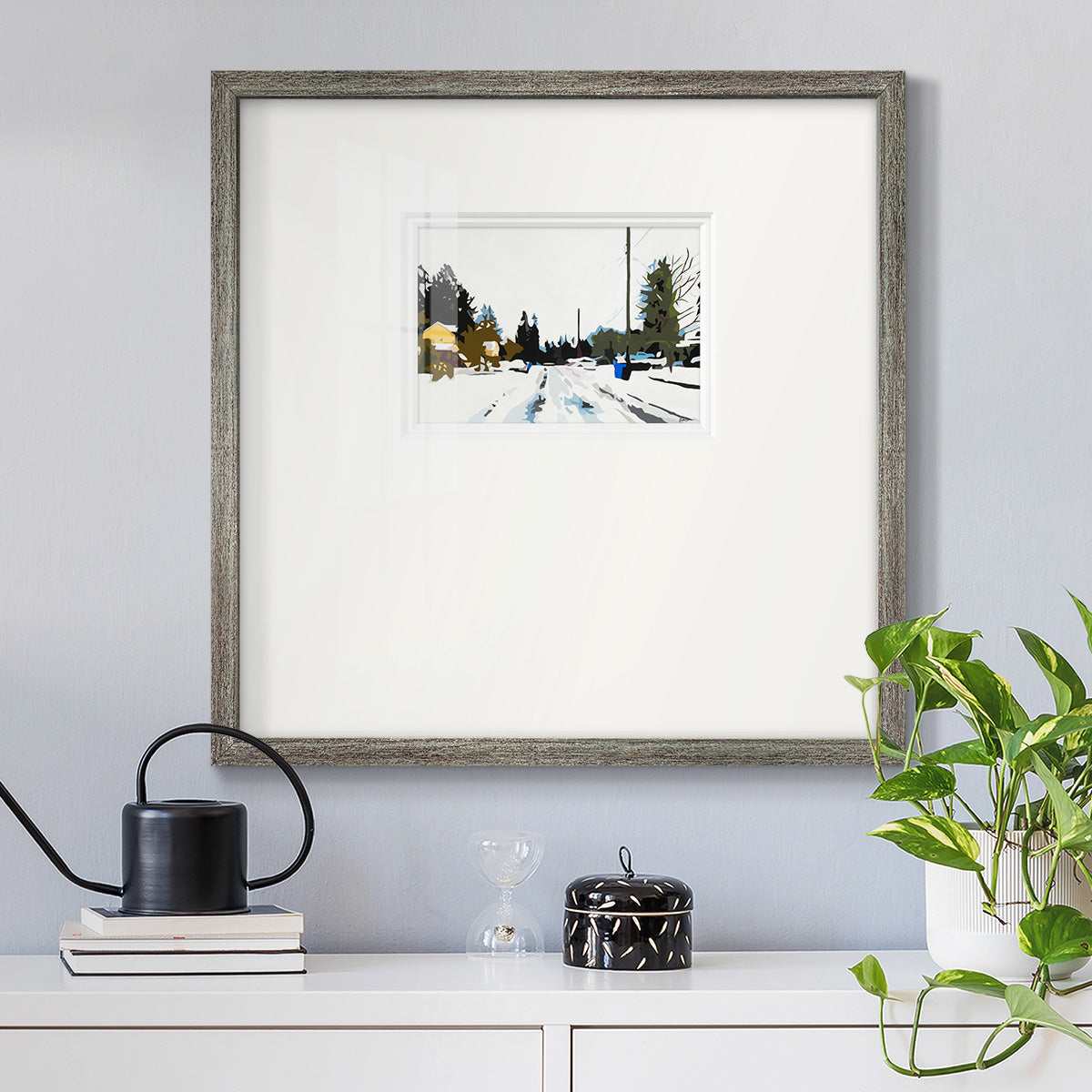 Winterhood Premium Framed Print Double Matboard