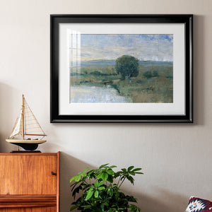 Riverbank Impression II - Modern Framed Art Print