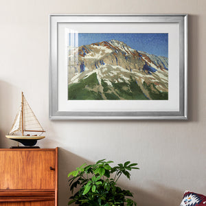 Vermillion Ascent - Modern Framed Art Print