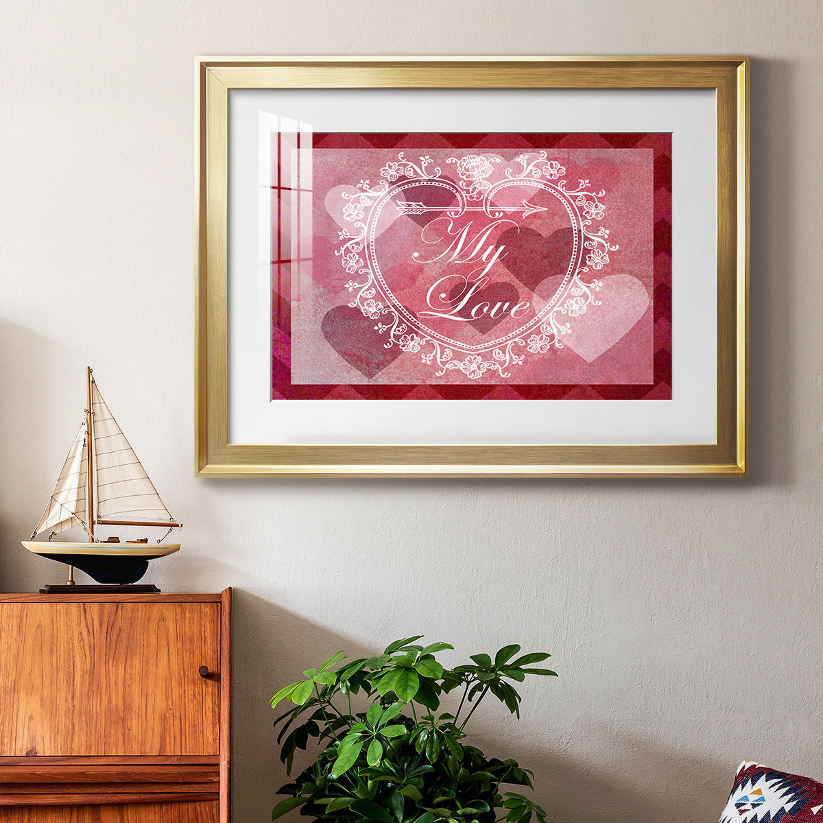 DIY Love Collection A Premium Framed Print - Ready to Hang