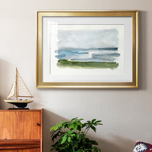 Coastline Splash II - Modern Framed Art Print