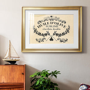 Antique French Label IV Premium Framed Print - Ready to Hang