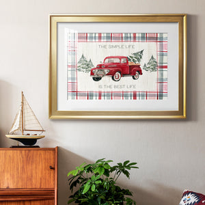 Indigo Kelp II - Modern Framed Art Print