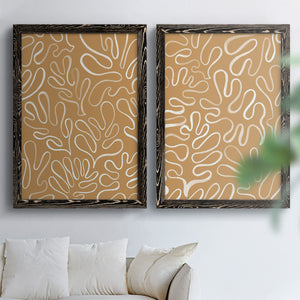 Matisse Pieces I - Barnwood Framed Canvas Set