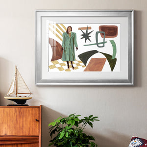 Vintage Vibes II - Modern Framed Art Print
