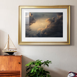 Soaring High Above - Modern Framed Art Print