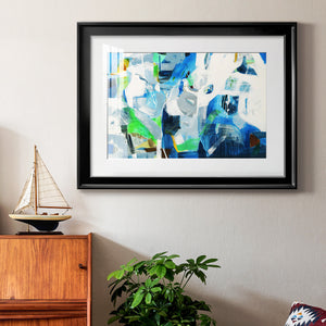 Down the Rapids - Modern Framed Art Print