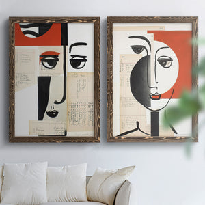Faces of A Century III - Barnwood Framed Canvas Set