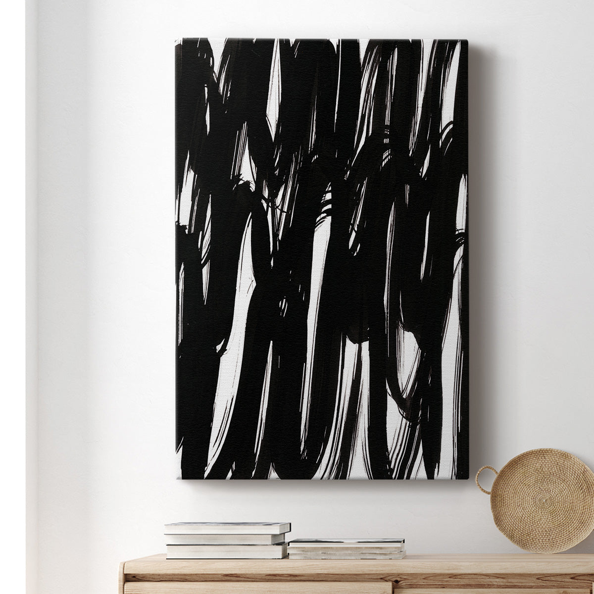 Ink Scribble I Premium Gallery Wrapped Canvas - Ready to Hang