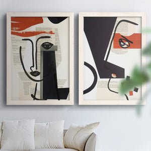 Faces of A Century V - Barnwood Framed Canvas Set