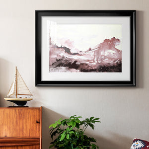 Pink Scenery - Modern Framed Art Print