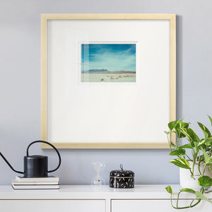 Salt Flat Walk II Premium Framed Print Double Matboard