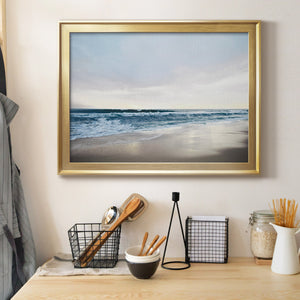 Shimmering Dawn - Modern Framed Canvas Print