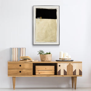 Inner Musing II - Framed Premium Gallery Wrapped Canvas L Frame - Ready to Hang