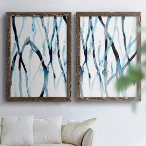 Runnel I - Barnwood Framed Canvas Set