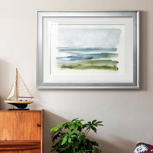Coastline Splash I - Modern Framed Art Print
