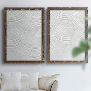 Sandstone Grooves I - Premium Framed Canvas 2 Piece Set - Ready to Hang